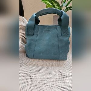 American Leather Co. Blue Satchel